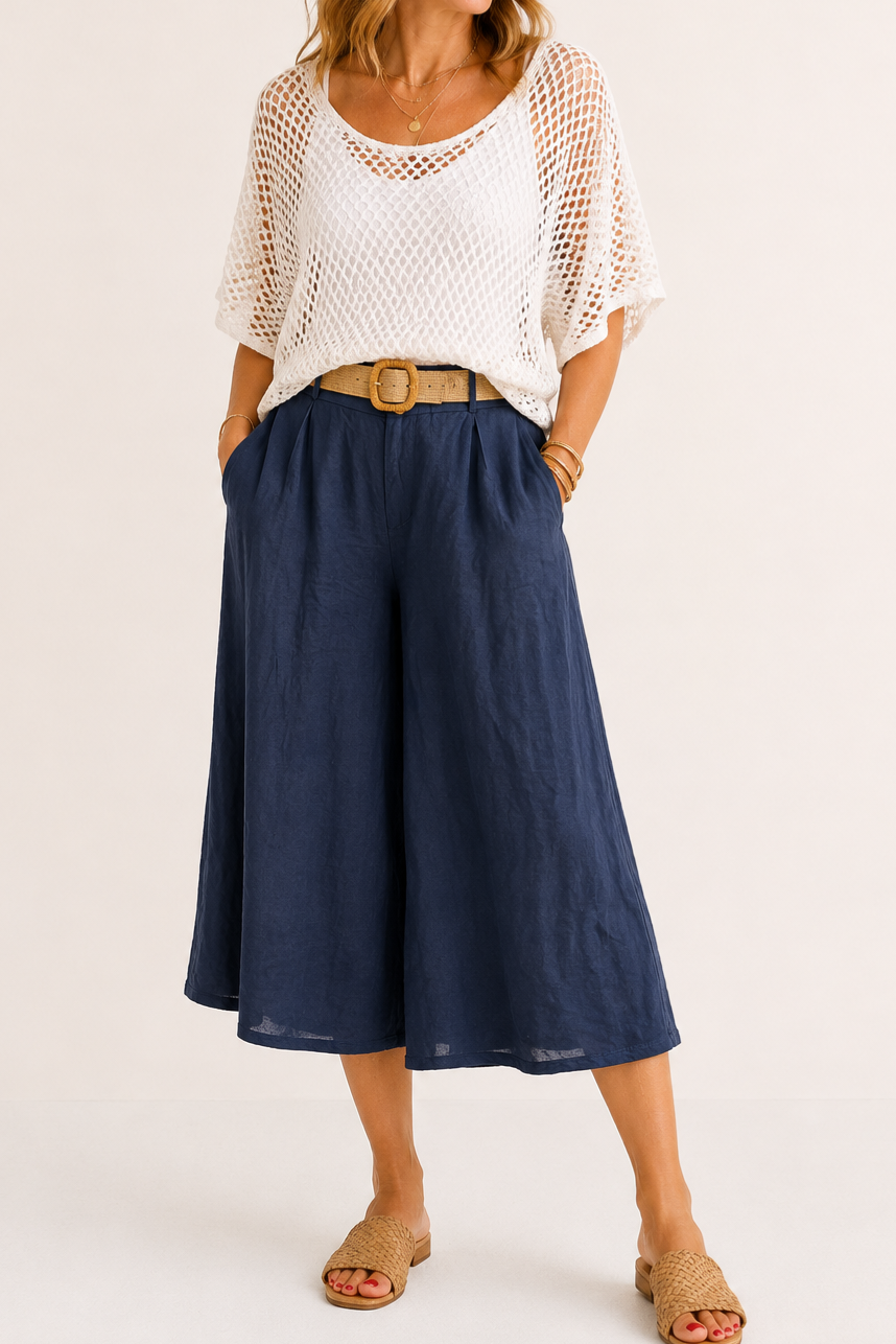 2 Pocket Crochet Top