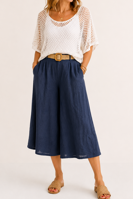 2 Pocket Crochet Top